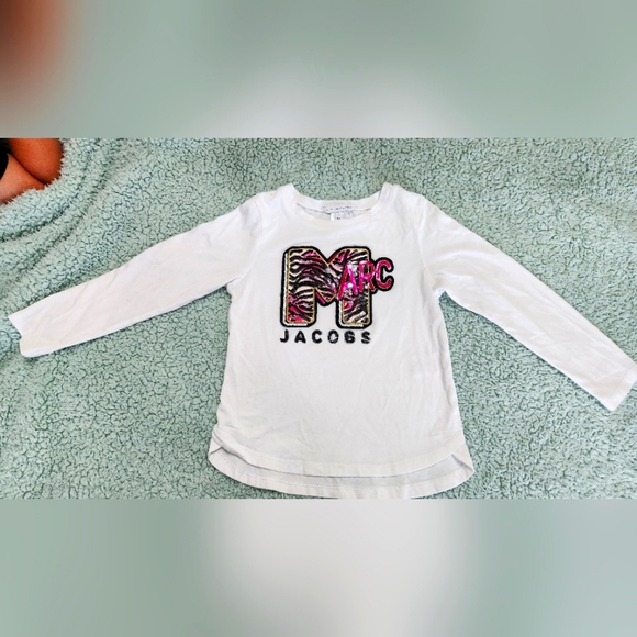 Authentic LITTLE MARC JACOBS KIDS sequined top - Picture 1 of 5
